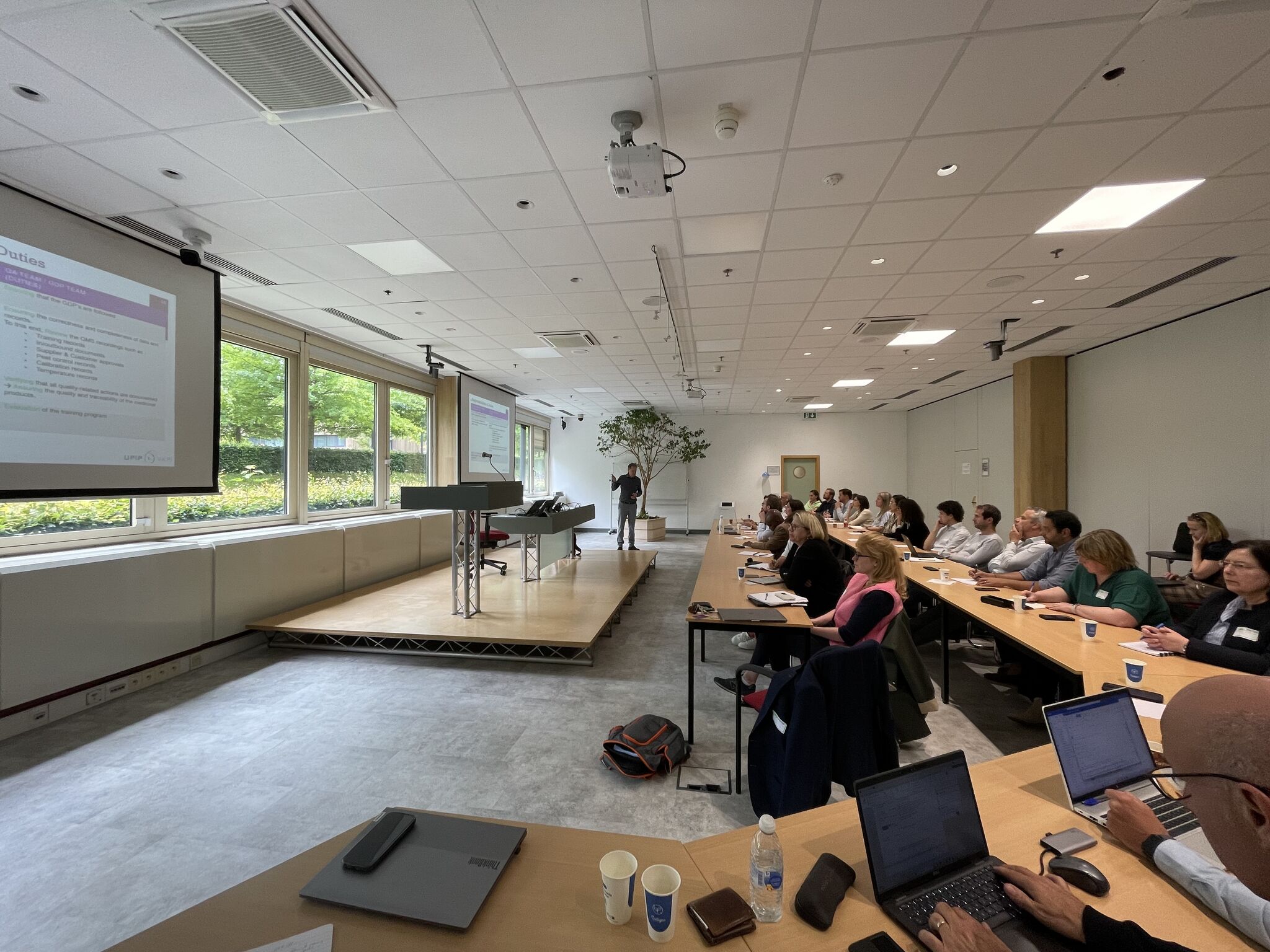 Image of classroom during training